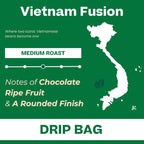 Conihat Drip Coffee Bags - Vietnamese Premium Arabica & Robusta Blend, Medium Roast, Chocolate & Fruity Notes, Smooth & Balanced, Perfect for Office, Traveling & Camping, Single Serve Pour Over Filter Bags, Single Origin, 7 Servings