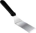Metal Spatulas for kitchen Use, Professional Serving Spatula with Heat Resistant Handle, 9.8 Inch Stainless Steel Spatula Ideal for Pancakes, Eggs, Griddle Scraper, BBQ or Desserts