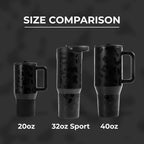 HydroJug Sport - Stainless Steel Tumbler with Straw, Vacuum Insulated, 32oz Leakproof Water Bottle, Ergonomic Design, Reusable, Dishwasher Safe, Rubber Base, Durable for Gym or Outdoors, Black Leopard