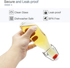 Swing Top Glass Bottles 8 oz with Airtight Lids for Home Brewing, Kombucha, Kefir, Vanilla Extract, Beer, Oil, Vinegar, Homemade Juices, Water,Soda Set of 9