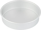 Restaurantware-Met Lux 8 x 2 Inch Straight-Sided Baking Tin, 1 Round Cake Pan - Oven-Ready, Freezable, Anodized Aluminum Round Baking Pan, Greaseproof, For Layer Birthday Cake