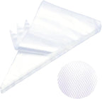 24 Inch Extra Large Piping Bags - 100 Pack Disposable Non-Slip Thickened Pastry Bag - Anti Burst Pastry Bags, Ideal for Icing, Cake Baked Goods Baking Chocolate Cupcake Decoratin XXL