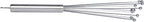 Restaurantware-German Standard 10.6 Inch Ball Whisks, 24 Dishwashable Kitchen Whisks - Ergonomic Handle, Durable, Stainless Steel Manual Egg Beater, Suitable For Whisking, Stirring, Mixing, Beating