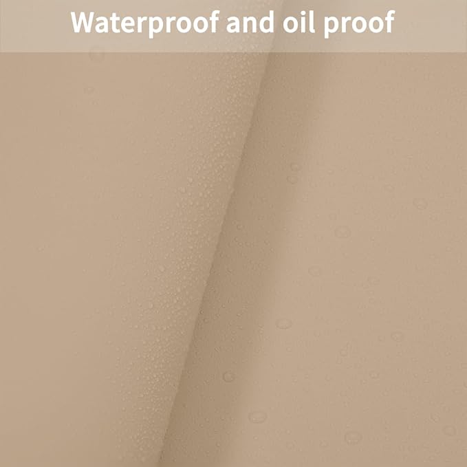Desk Pad Mat - 14x48 Inch Waterproof Easy to Clean Can Conceal Flaws Protector The Table Top from Scratches Used for Coffee Table Office Table Dresser(Light Brown+Gray 14x48)