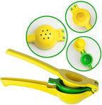 2Pcs Lemon Squeezer and Zester Grater Set, Citrus Juicer, Hand Press, Easy to Use, Ideal for Parmesan Cheese Grater, Lemon and Ginger Zester