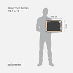Epicurean Gourmet Series Cutting Board with Juice Groove, 19.5-Inch by 15-Inch, Slate/Natural