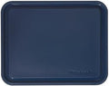 KitchenAid Classic Plastic Cutting Board with Perimeter Trench and Non Slip Edges, Dishwasher Safe, 8 x 10 inch, Ink Blue