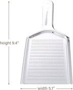 TIKUSAN Japanese Grater Oroshigane Slicer Stainless Steel Made in Japan for Radish Garlic Ginger Fruits and Root Vegetables (6.6"x11.8")