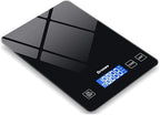 Large Digital Kitchen Scale, Drcowu 15kg Food Kitchen Scales for Baking, Cooking, Keto and Meal Prep, Food Weight Scale with 1g Accuracy and LCD Display, Easy to Read, Grams and Oz (Black)