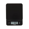 Taylor Glass Top Food Scale with Touch Controls, 11 lb Capacity, Sleek Black Design for Precision Food Measurement in Grams and Ounces