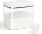Versatile Storage Container Bin with Pop-up Lid & Scoop, Rice Flour Container Dog Cat Food Storage Container, Laundry Room Organization Household Essentials Kitchen Pantry Organizers