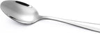 12-Piece Large Stainless Steel Dinner Spoons,8 Inches