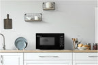 SHARP Compact Countertop Microwave Oven with Removable 10" Carousel Turntable, 700 Watt, 0.7 Cubic Feet, Black