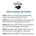 Roast Ridge Ground Cold Brew Coffee Blend, Medium Roast, 2 lb.