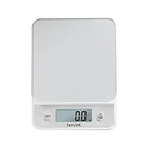 Taylor Glass Top Food Scale with Touch Controls, 11 lb Capacity, Sleek Silver Design, Accurate and Easy-to-Use Scale for Cooking and Baking