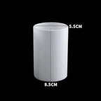 2 Pack Silicone Resin Flower & Candle Mold - Round & 3D Cylinder Molds for Handmade Candles & Soap