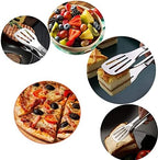 Serving Tongs Kitchen Tongs,Buffet Tongs, Stainless Steel Food Tong Serving Tong,small tongs 6 Pack (12 Inch)