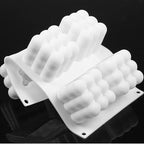 DIY 3D Candle Mold Handmade Aromatherapy Soy Wax Candle Silicone Mold Plaster Candles Mould UV Epoxy Resin Soap Molds (6 Cavity)
