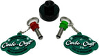 Kombucha.com Carbo-Caps: The Swingtop Slayer and Ultimate Carbonation System for Craft Beer & Kombucha Home Brewing. Viva La Revolución! (65 psi (High Carbonation), 6 Carbo-Caps + PRVs)