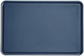 KitchenAid Classic Plastic Cutting Board with Perimeter Trench and Non Slip Edges, Dishwasher Safe, 12 x 18 inch, Ink Blue