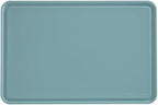 KitchenAid Classic Plastic Cutting Board with Perimeter Trench and Non Slip Edges, Dishwasher Safe, 12 inch x 18 inch, Blue