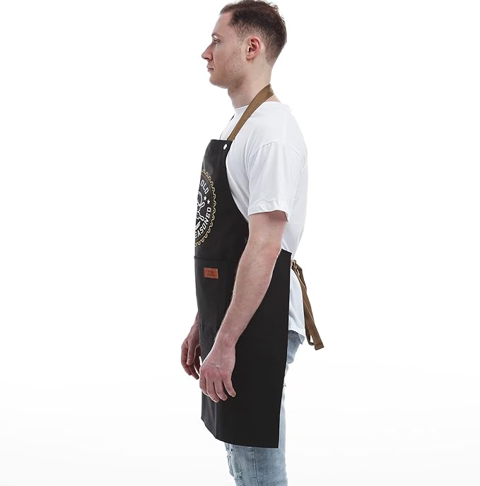 REHAVE Kitchen Gifts For Men, Women, Gifts for Mom, Gifts for Dad, Husband, Boyfriend, Brother, Wife, Girlfriend, Unique Birthday Gifts, Humor Apron for friends, Bff, Kitchen Chef Aprons Baking Gifts