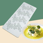 Hollow Leaf Silicone Mold Chocolate Candy 3D Hollow Leaf Candy Mold Food Cooking Meals Decorations Fondant Mold Polymer Clay Molds (Leaf N_8.76x3.72x0.12inch)