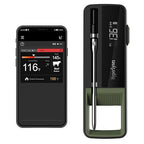 Wireless Meat Thermometer for Grilling – Bluetooth 5.2 Smart Cooking Thermometer with App, Rechargeable, 304 Stainless Steel, Long Range, Food-Grade for Oven, Smoker, BBQ