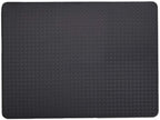 RESILIA Large Under Grill Mat – Heavy Duty, Reusable Outdoor Floor Protector Mats for Deck, Patio, & Garage – 36 Inch x 48 Inch, Black Diamond Plate, Made in The USA