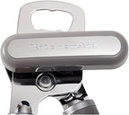KitchenAid Classic Multifunction Can Opener and Bottle Opener Easy to Use, Razor Sharp Stainless Steel Cutting Wheel, Soft Ergonomic Handles, Gray