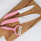 Kyocera Advanced Ceramic Horizontal Y Peeler, Pink