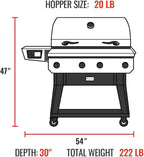 recteq X-Fire Pro 825 Wood Pellet Smoker Grill, Wi-Fi Electric Pellet Grills, Dual Cooking Modes for Hot and Fast + Low and Slow Cooking (Grill + Master Bundle)