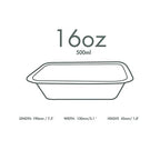 Vegware Compostable 16oz Molded Fiber To Go Containers, Case of 600, Nourish, No-Added PFAS, Reuseable, Bagasse, Meal Prep Food Storage, Suitable for Hot or Cold Food, Choice of Size 3 Lids & Bases