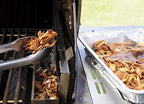 Camerons All Natural Hickory Wood Chips for Smoker -260 Cu. In. Bag, Approx 2 Pounds- Kiln Dried Coarse Cut BBQ Grill Wood Chips for Smoking Meats - Barbecue Smoker Accessories- Grilling Gifts for Men