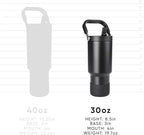 Simple Modern Trek Pivot | 30oz Flip Straw Tumbler with Handle | Water Bottle & Boot | Interchangeable Straw & Chug Lids | Insulated Stainless Steel Jug | Gym Sports Outdoors | Blush