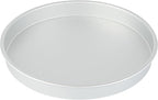 Restaurantware-Met Lux 16 x 2 Inch Straight-Sided Baking Tins, 12 Round Cake Pans - Oven-Ready, Freezable, Anodized Aluminum Round Baking Pans, Greaseproof, For Layer Birthday Cakes