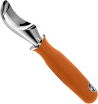Beneno Heavy Duty Ice Cream Scoop - Upgraded Anti-Fracture Design, Comfortable Grip Long Handle, Effortless Scooping & Dishwasher Safe, Orange