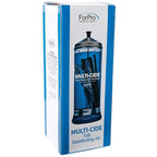 ForPro Multi-Cide Tall Glass Jar, for All Hairstyling Tools Including Brushes, Combs & Shears, 37 oz