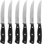 Cuisinart C77TR-S6SK Triple Rivet Collection 6-Piece Steak Knife Set,Black