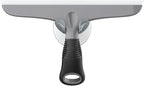 MR.SIGA Multi-Purpose Silicon Squeegee for Window, Glass, Shower Door, Car Windshield, Heavy Duty Window Scrubber, Includes Suction Hook, 10 inch, Gray & Black, 1 Pack