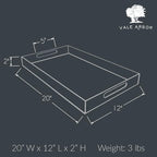 Black Acrylic Serving Tray for Vanity, Bathroom, Ottoman, Organizer and Decor with Handles (Rectangle, Large)
