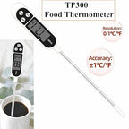 1pc Candy Thermometer Digital Instant Read for Meat Kitchen Cooking Food Oil Deep Fry BBQ Grill Smoker (1, 9.4in)