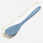 Upgrade Silicone Spatula Spoon Set,VOVOLY Heat Resistant Rubber Spoonula, Seamless Non-Stick Flexible Scrapers for Baking Mixing Tool,3 Pack,Starry Blue