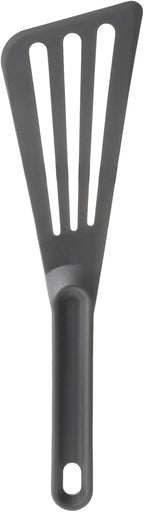 Mercer Culinary Hell's Tools Hi-Heat Slotted Spatula, 12 Inch x 3.5 Inch, Gray