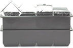 Bangp Large Ice Cube Trays 2 Pack,Big Ice Cube Molds with Removable Lids,Easy Release and Stackable Silicone Ice Cube Tray,Make 16 Big Square Ice Cubes for Whiskey,Cocktails