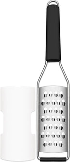 Cambom Cheese Grater Vegetable Shredder & Citrus Zester Lemon Zester for Parmesan Cheese, Vegetables, Zucchini, Nutmeg, Chocolate, Lemons, Hand Held Shredder Graters Stainless Steel Extra Coarse Blade