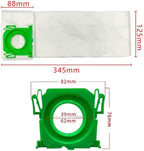 8-PACK 6695AM Vacuum Cleaner Bags for Sebo K X/C/370 Sebo X Series Extra Pet XP2 XP3 AIRBELT K Series Replacement Vacuum Filter Bags