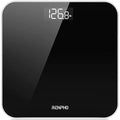 RENPHO Scale for Body Weight, Bathroom Weighing Scale with Backlit LED Display, Highly Accurate & Measures Weight up to 400 lb/180kg, Batteries Included, Black-Core 1S