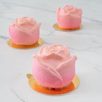 Pastry Tek 6 Cavities Rose Baking Mold, 1 Oven-Ready 3D Rose Mold - Flexible, Freezable, White Silicone Chocolate Mold, Easy Release, For Making Candies or Chocolates - Restaurantware
