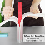 Tube Column Silicone Soap Chistmas Elk Candle Mold Embed Soap Making Supplies Silicone Mold for Soap